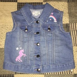 Children’s Place 2T Girls Denim Vest